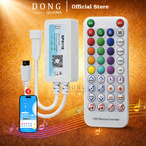 Bộ điều khiển SP611E Bluetooth Music cho LED WS2811 / WS2812B (ARGB)