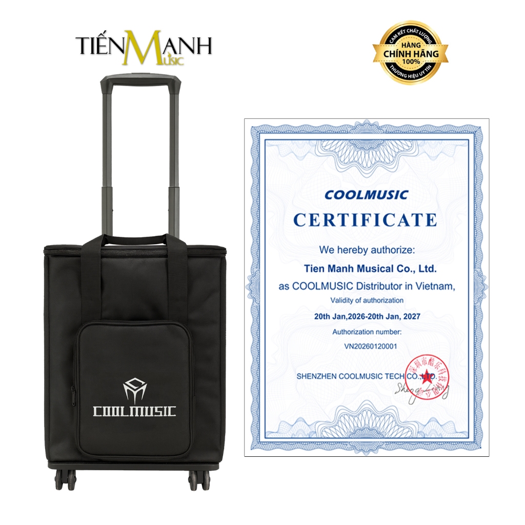 Bao Đựng Ampli Loa Guitar Di Động Cool Music BP60D Plus - Túi Đựng Chống Sốc Amply BP60