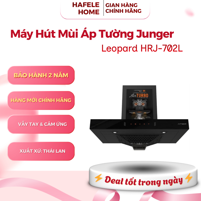 Máy Hút Mùi Junger Leopard HRJ-702L – Cảm Biến Vẫy Tay – Khử Mùi Than Hoạt Tính - EEH