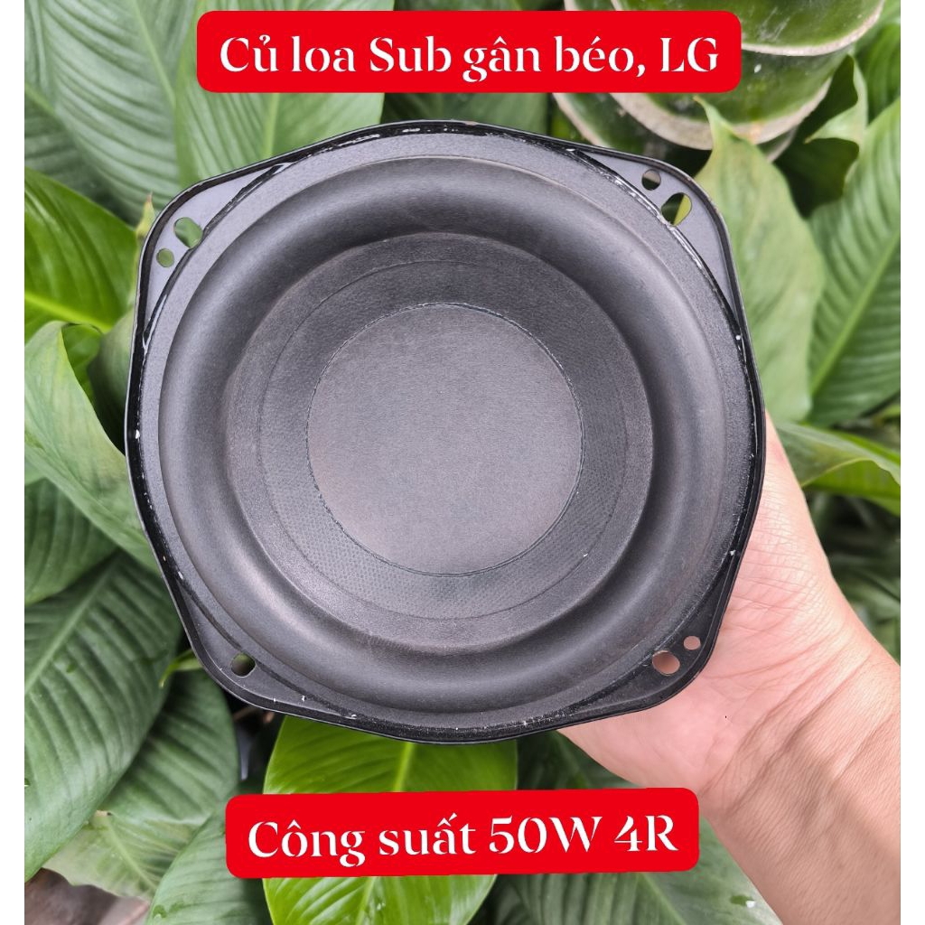 loa sub siêu trầm  50w 4r ( củ loa)