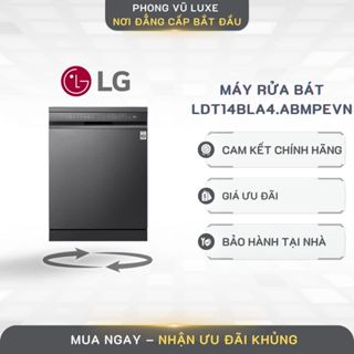 Máy rửa bát độc lập LG LDT14BLA4.ABMPEVN - Phù Hợp Gia Đình Đông Người