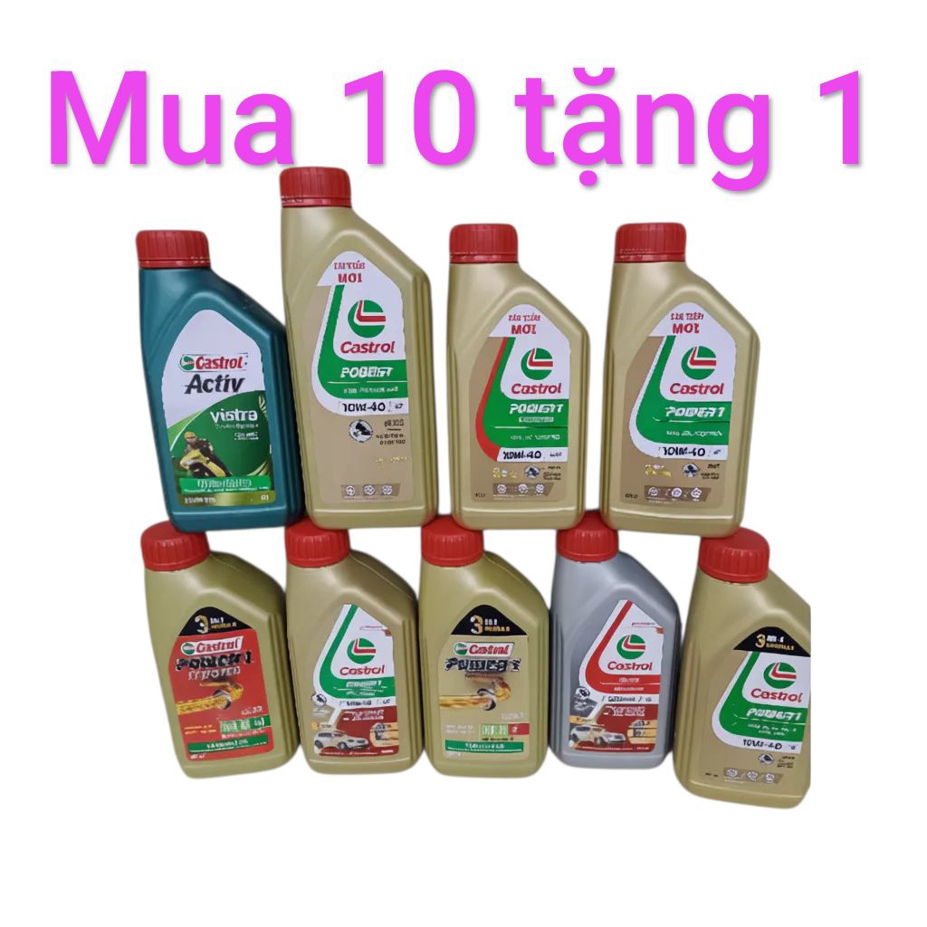 Dầu nhớt Castrol power 1 bảo vệ liên tục.......