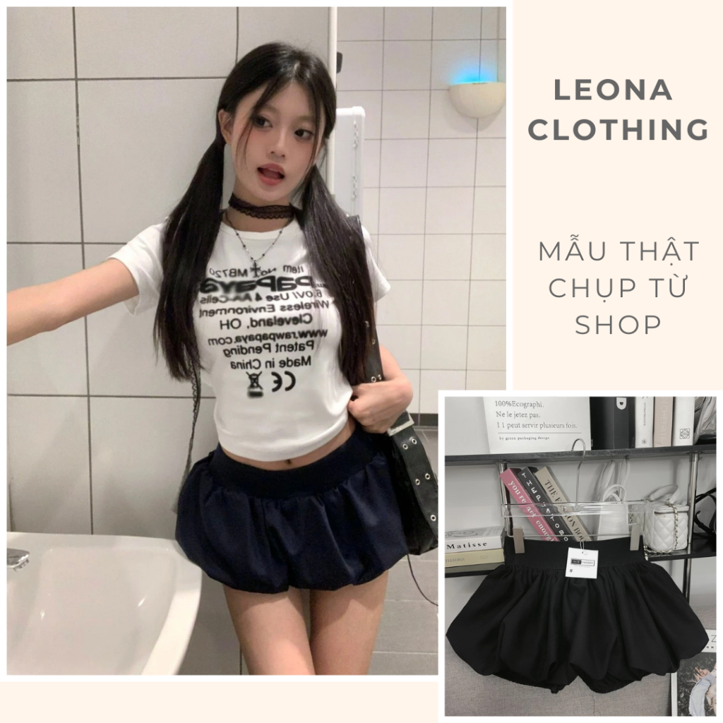 Chân Váy Bí Phồng Cạp Trễ - CV00001 - MO.ON Clothing.