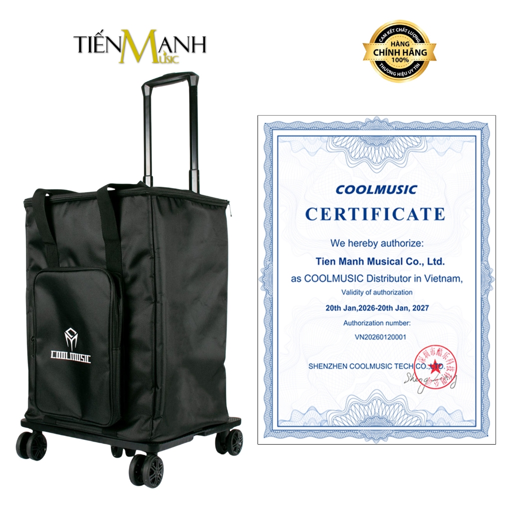 Bao Đựng Chống Sốc Ampli Loa Guitar Di Động Cool Music BP60D Plus, BP60