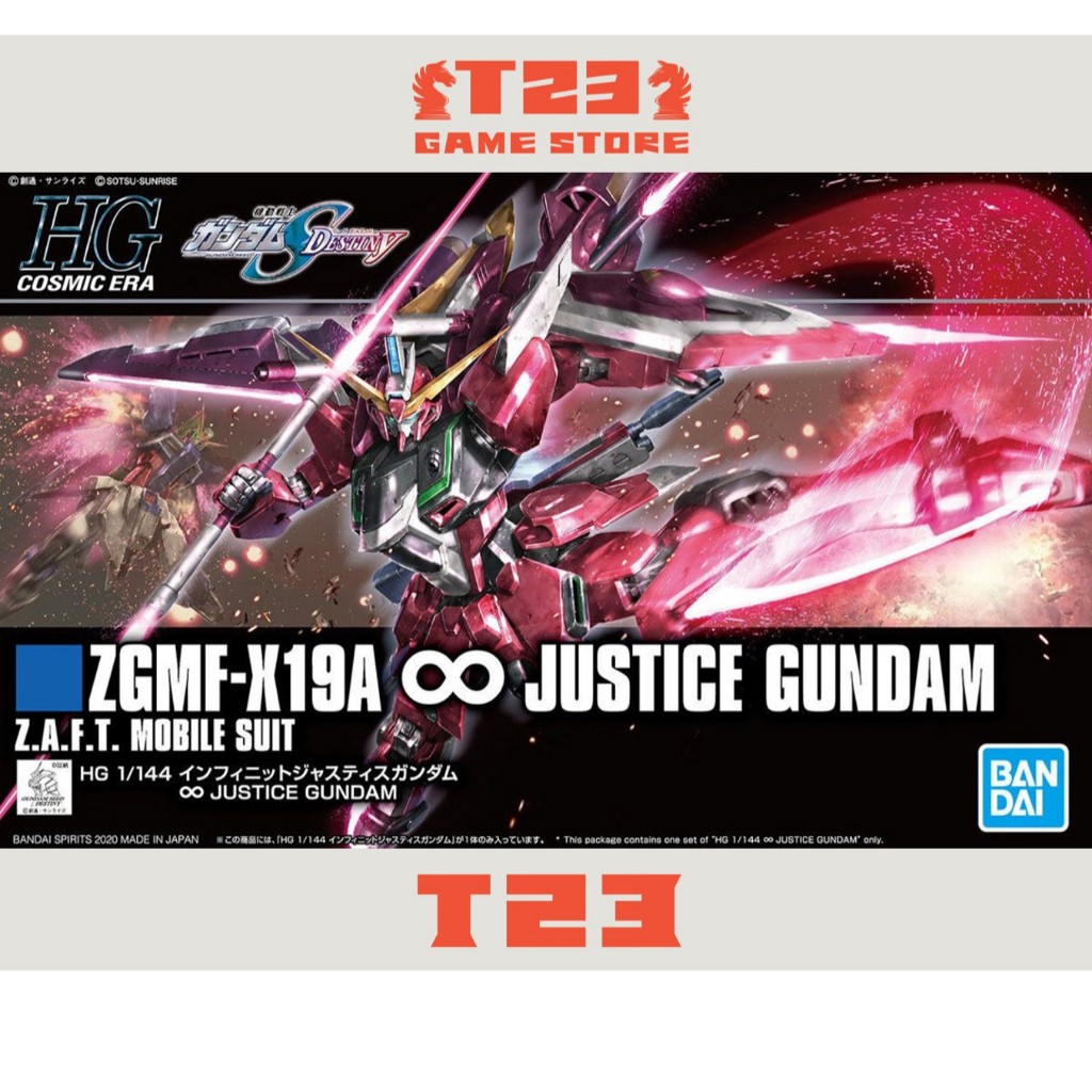 HG INFINITE JUSTICE GUNDAM - 1/144 - HGCE - MÔ HÌNH GUNDAM CHÍNH HÃNG BANDAI