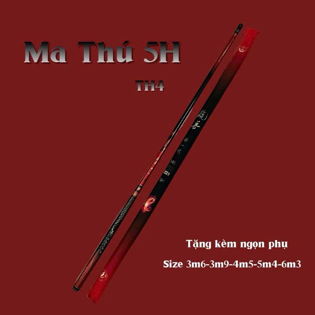 Cần câu cá Ma Thú 5h chuyên câu rô ,diếc, chép đủ size cho anh em đi câu