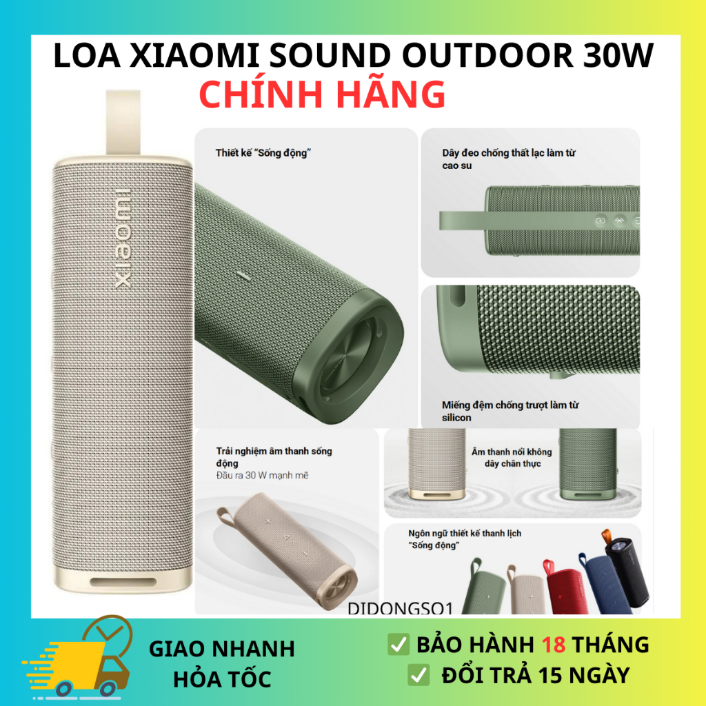 Loa Bluetooth Xiaomi Sound Outdoor 30W - Chính Hãng