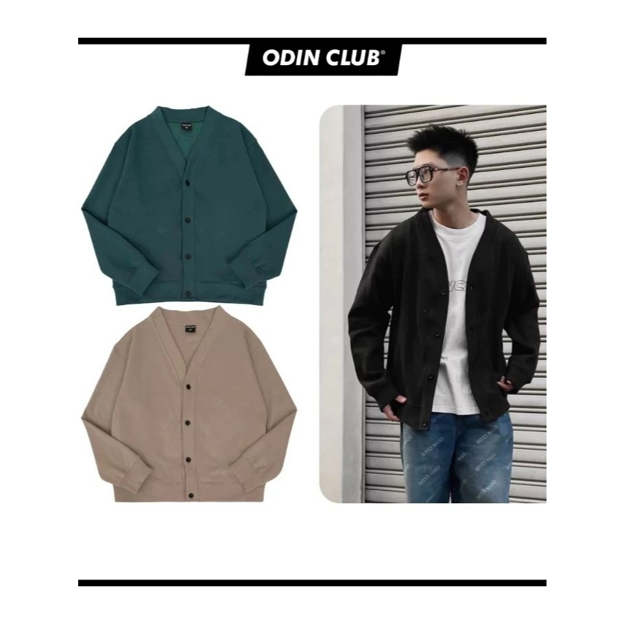 [ NEW ] ODIN CLUB - Áo Khoác Cardigan Nỉ Bông Dày Dặn Mềm Nhẹ Tôn Dáng GIữ Ấm Tốt Unisex Localbrand