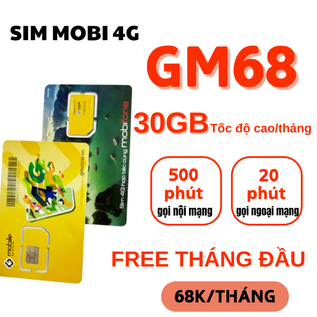 Đầu Số Đẹp 099.. Sim 4G Gmobile Tặng 1 Tháng Đầu Data 1Gb/Ngày (30Gb/Tháng) Tốc Độ Cao, Miễn Phí Ngh