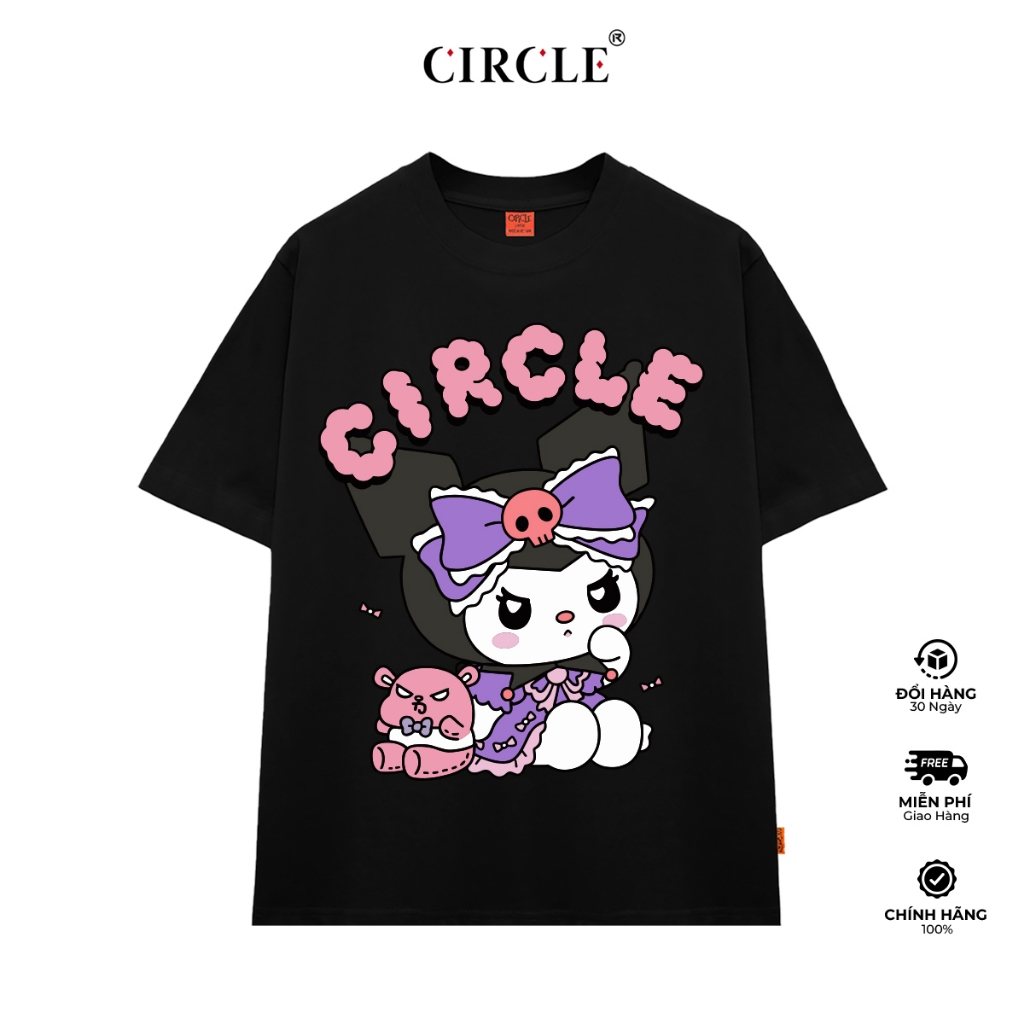 [CIRCLE PREMIUM] Áo Thun Sweet Punk Circle Unisex Cotton Cao Cấp - THE CIRCLE VN