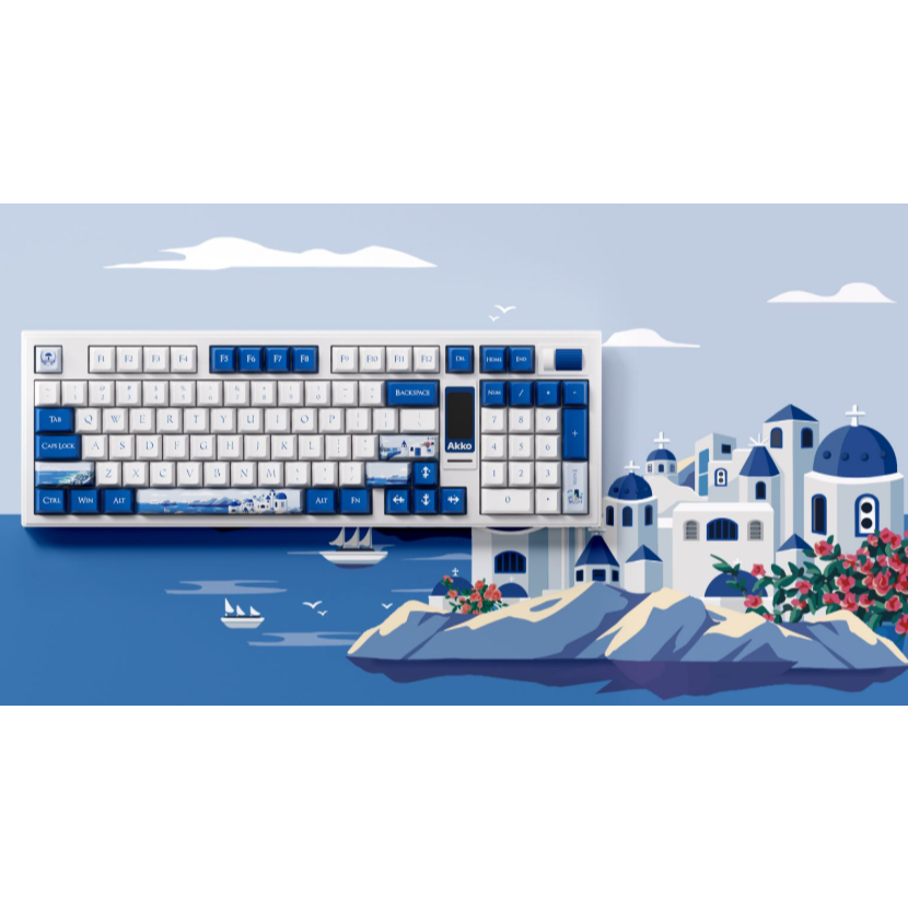 Bàn phím AKKO 5098B Santorini (RGB / Hotswap / Akko V3 Piano Pro)