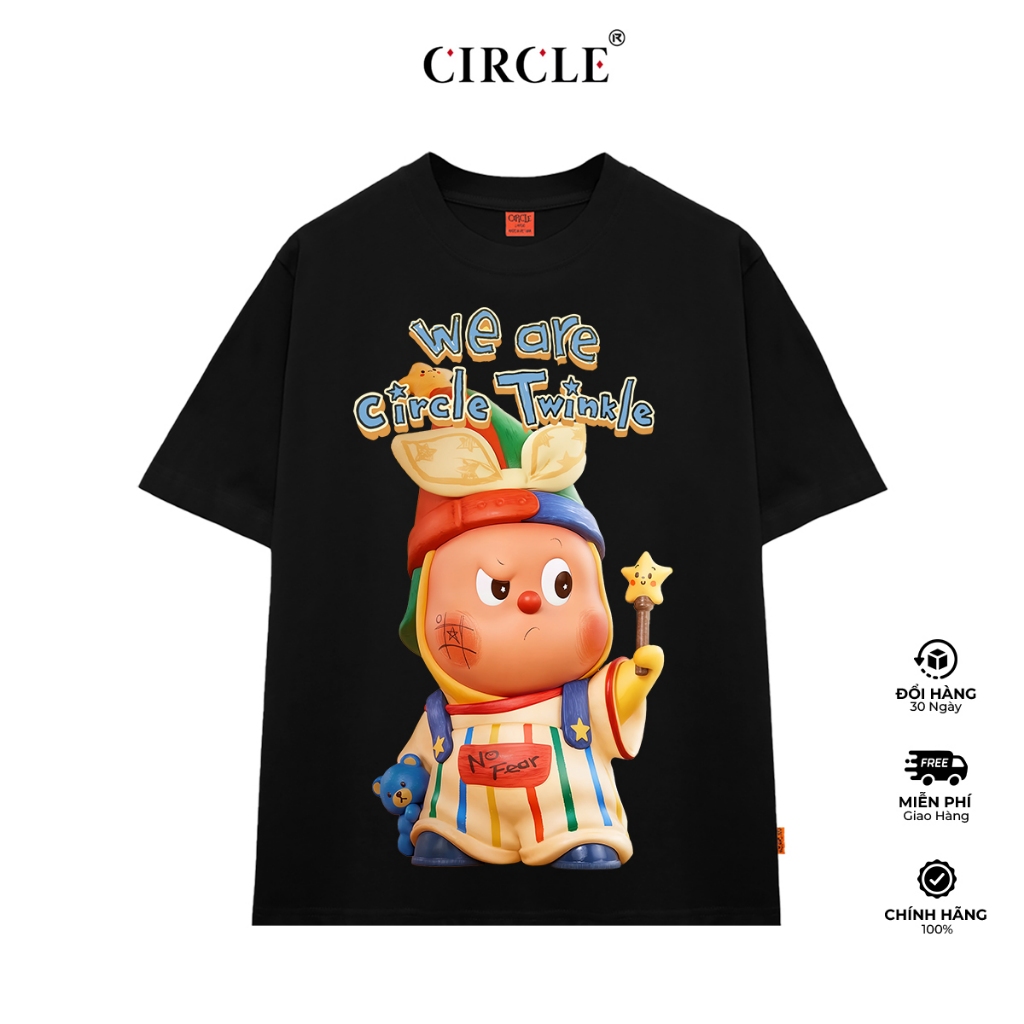 [CIRCLE PREMIUM] Áo Thun Twinkle Toy Circle Unisex Cotton Cao Cấp - THE CIRCLE VN