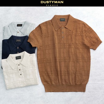 Áo PoLo Nam Dệt Kim Evan Dustyman, Vải 100% Cotton Cao Cấp, Siêu Mềm Mịn, Form Regular Fit
