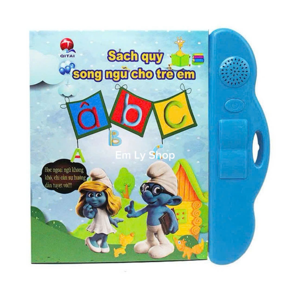 EM LY SHOP Sách Điện Tử Song Ngữ Anh Việt Có Âm Thanh Cho Bé Sách Nói Thông Minh Học ABC ,Từ Vựng, T