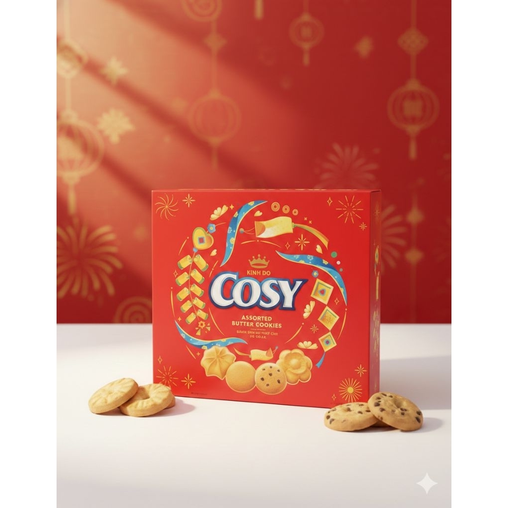BÁNH QUY COSY ASSORTED BUTTER COOKIES