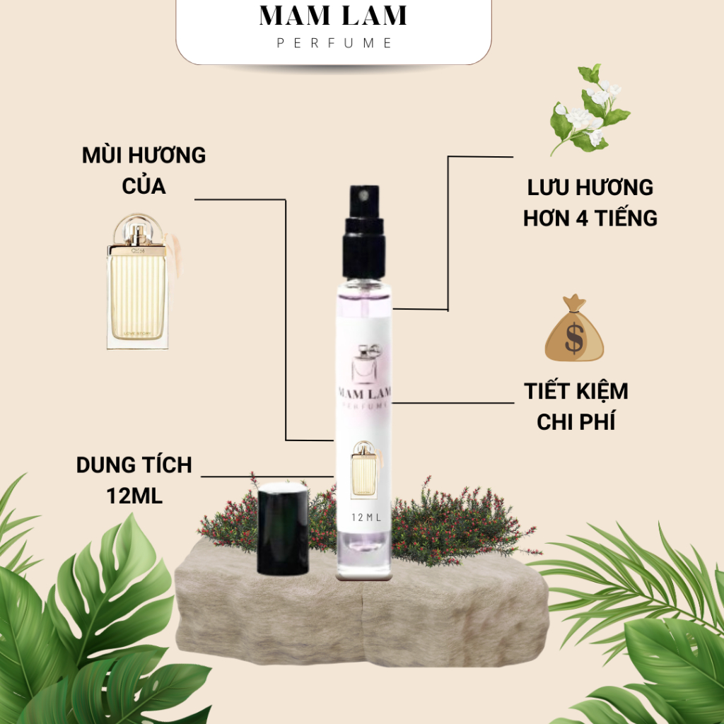 Nước hoa Nữ Chloé Love Story EDT 12ML - Lưu hương hơn 4H