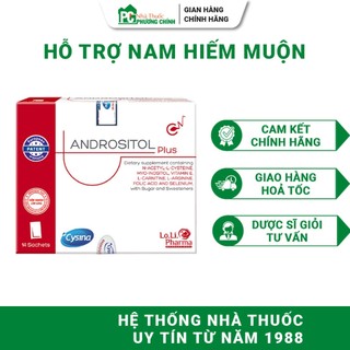 Andrositol Plus Chính Hãng - Hỗ Trợ Tăng Cường Sức Khoẻ Sinh Lý Cho Nam Hiếm Muộn 14 Gói