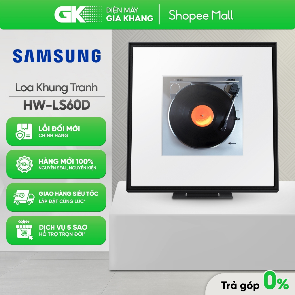HW-LS60D - Loa Samsung Khung Tranh Music Frame HW-LS60D/XV 120W [Toàn Quốc] {Giảm 10%}