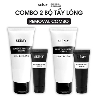 Combo 2 Bộ Kem Tẩy Lông Removal Perfect Cream 100ml Và Serum Tẩy Lông Seimy 20ml
