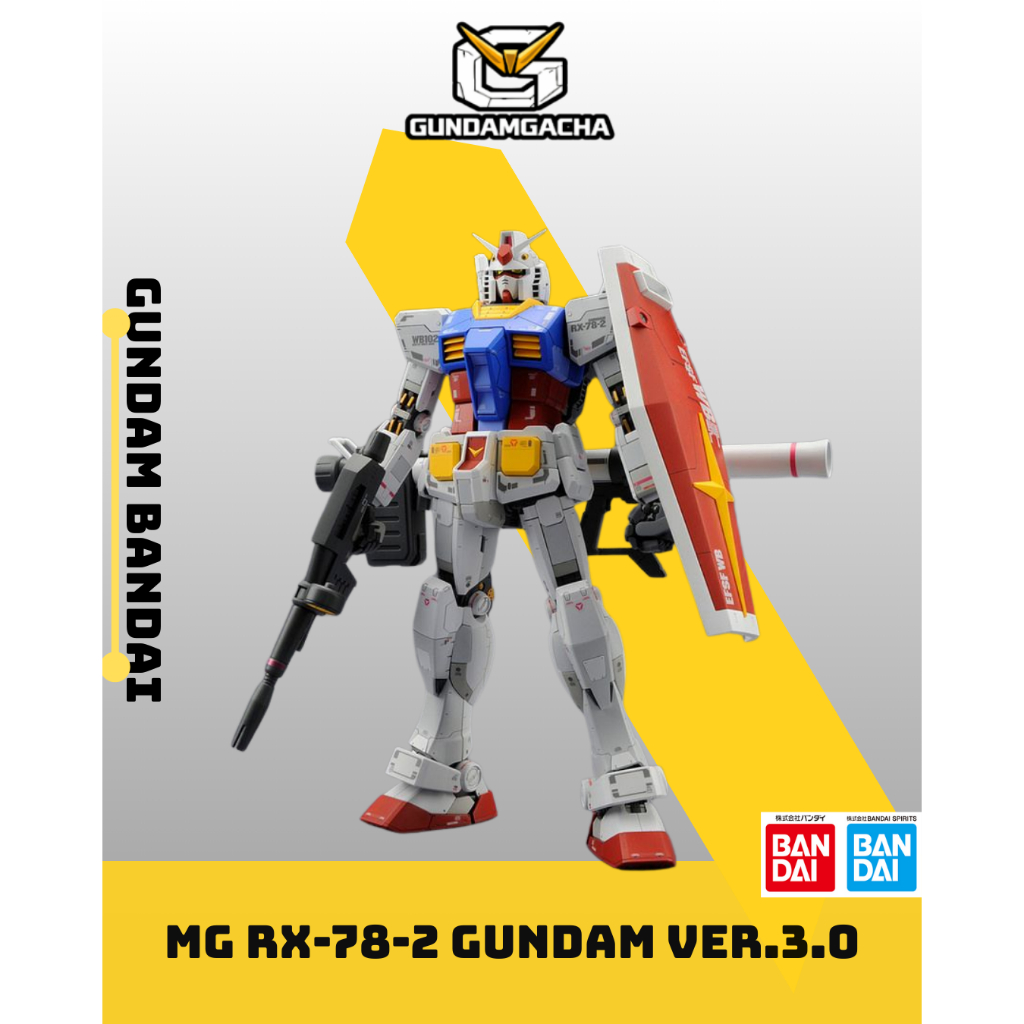 Mô Hình Lắp Ráp Bandai MG 1/100 RX-78-2 Gundam Ver.3.0 – 4573102616104