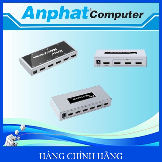 Bộ Gộp HDMI Dtech DT-7431/ DT-7241/ DT-7451 (2.0) – Hàng Chính Hãng