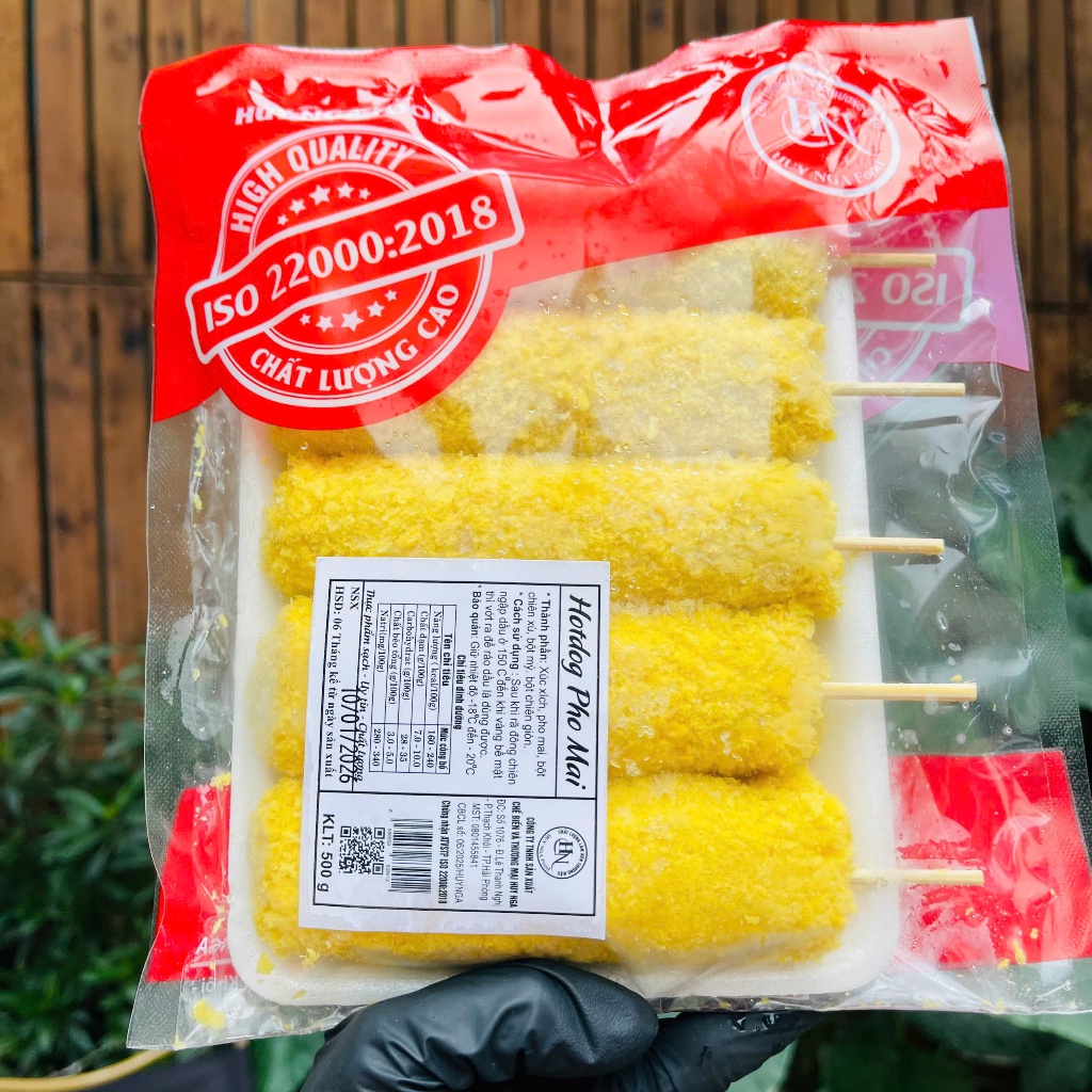 Hotdog xúc xích phô mai kiểu Hàn Quốc 5 cái (Giao hàng hỏa tốc)