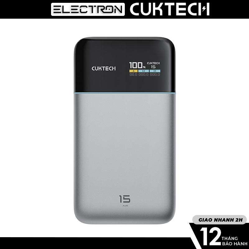 Pin dự phòng Cuktech 15 Air Power Bank 15.000mAh – PB150S