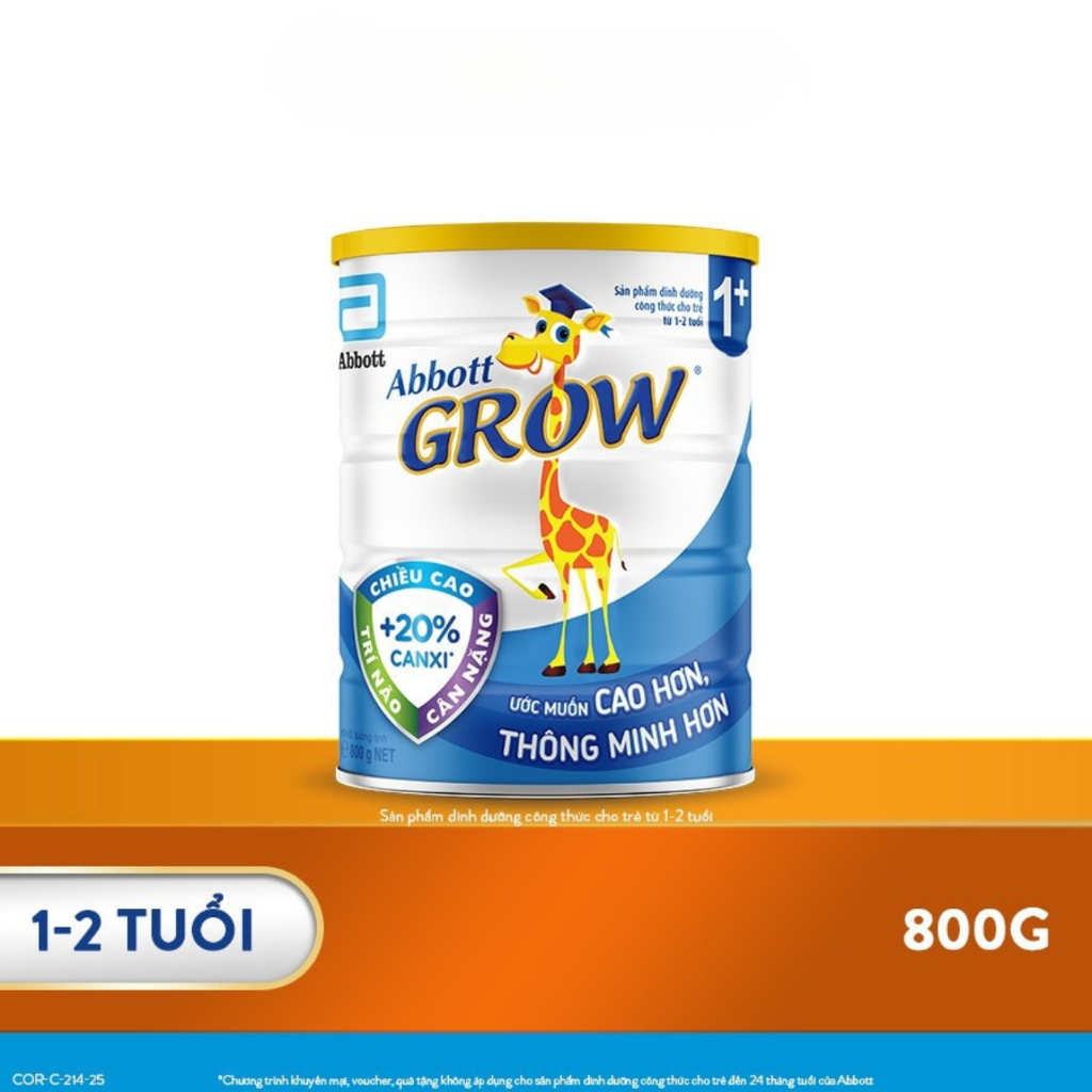 Sữa Bột Abbott Grow 1+ Lon 800g