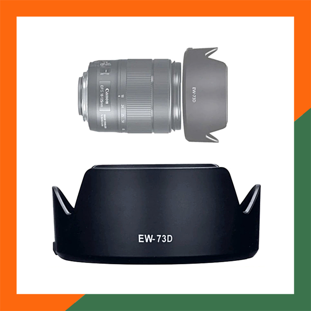 Lens Hood EW-73D Cho Ống Kính Canon EF-S 18-135mm F/3.5-5.6 IS USM, RF 24-105mm F4-7.1 IS STM