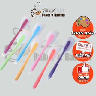 Spatula Cây Trộn Bột, Vét Bột Silicon Đúc Trong 28cm
