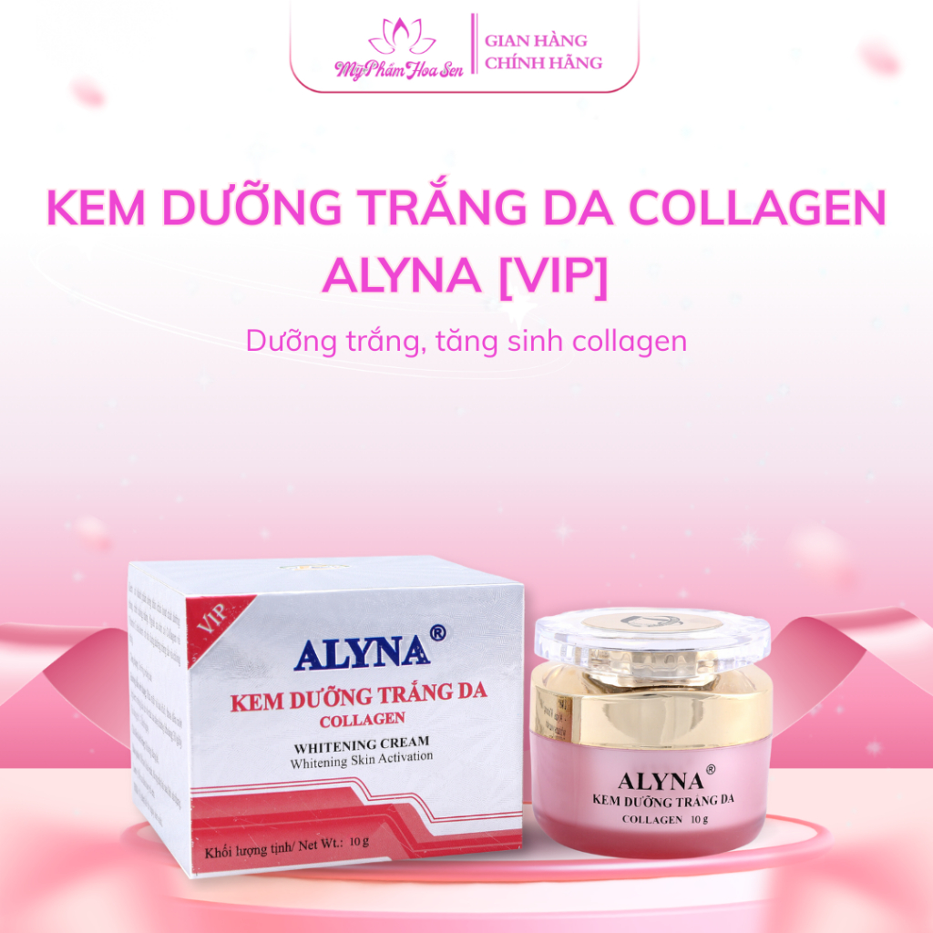 Kem Dưỡng trắng da Collagen Alyna
