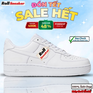 [ Chính Hãng ]&[ Bảo Hành 12 Tháng ]Giày AF One All White Có Size Cho Trẻ Nhỏ Baby,Phối Đồ Cực Đẹp Basic Full Size.35-45