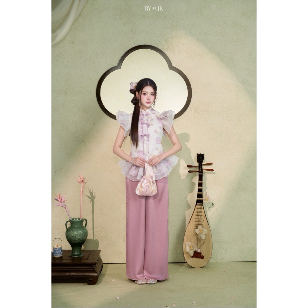 BY IR - Set Tím Tơ Thêu / Cát Uyển