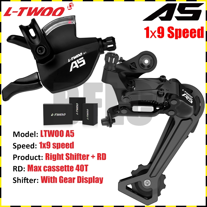 Ltwoo A5 9-tốc độ sau Derailleur bên phải Shifter cho xe đạp núi