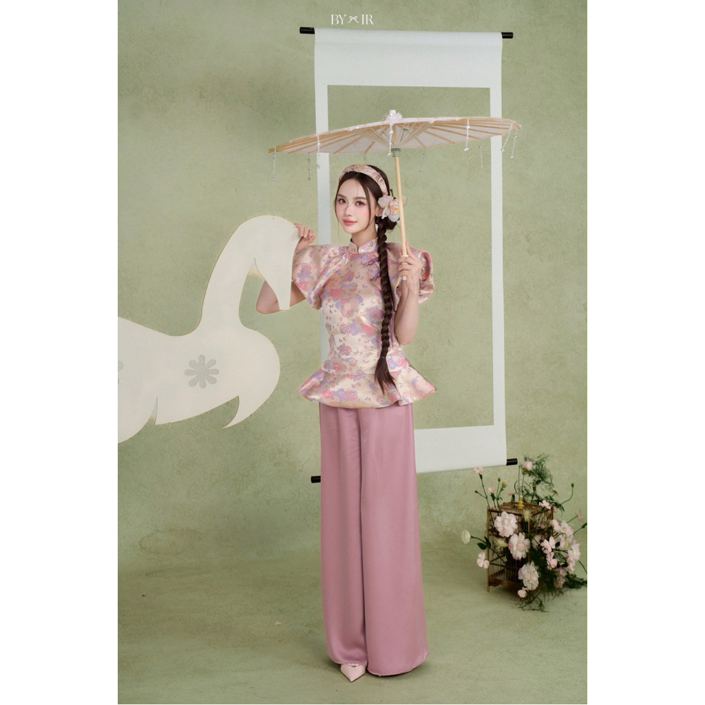 BY IR - Áo Gấm Hồng Tím  / Cát Phổ