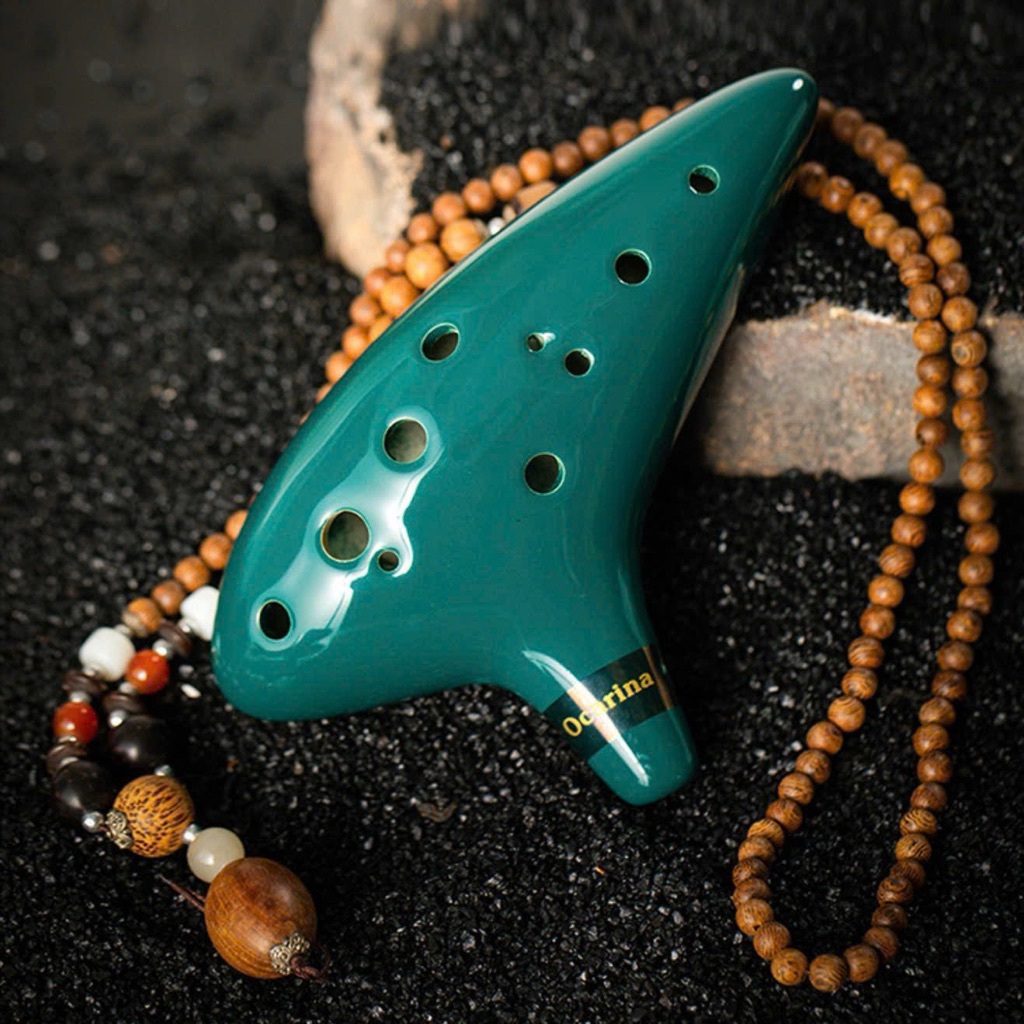 Ocarina 12 lỗ gốm | Tone AC dành cho người mới bắt đầu | Có kèm hướng dẫn chới