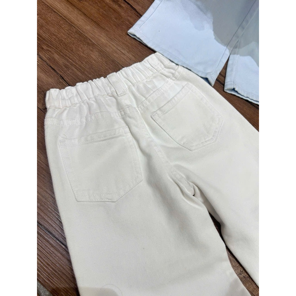 Quần jeans suông Gloria bé gái