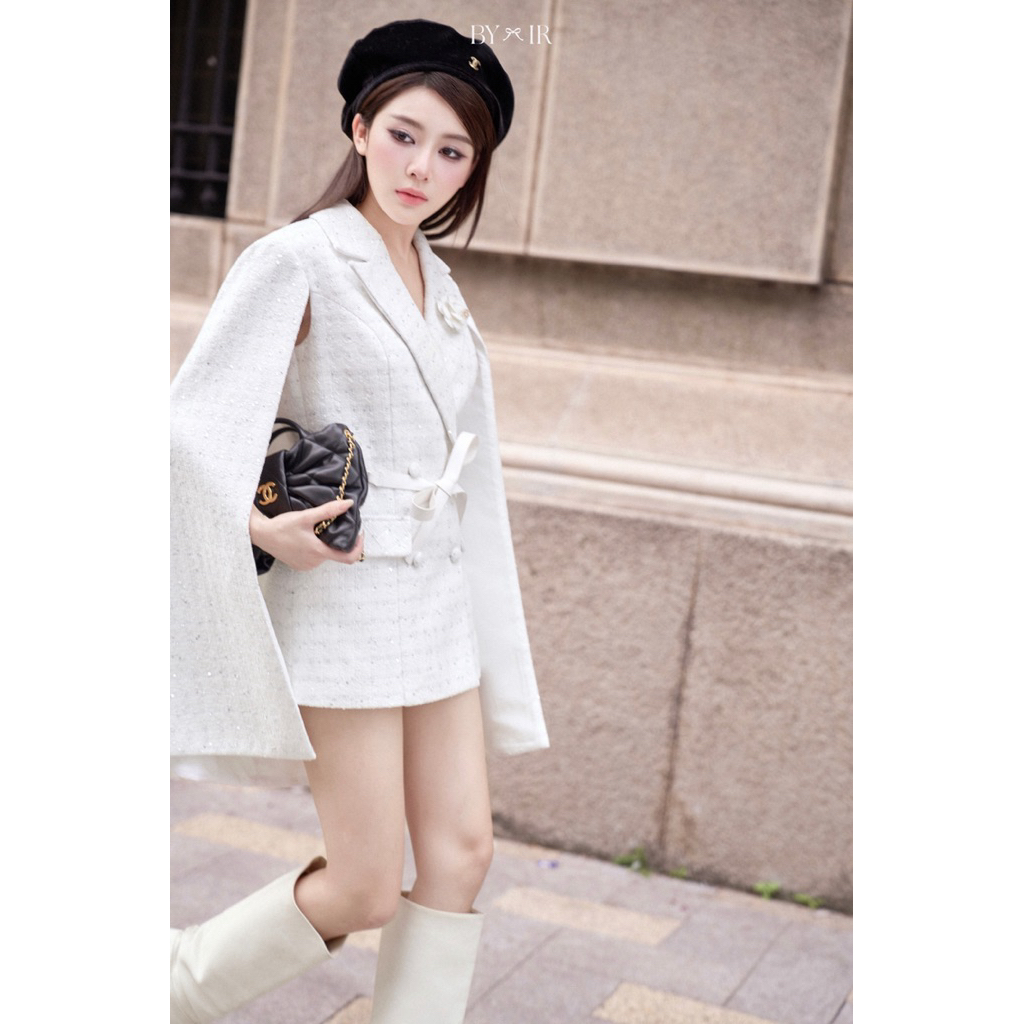 BY IR - Áo Cape Kèm Belt Nơ / Ashley Cape