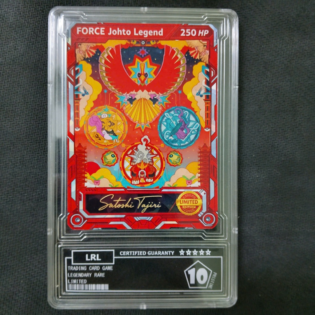 Thẻ slab FORCE Johto Legend pokemon truyền thuyết graded 10 d83 2