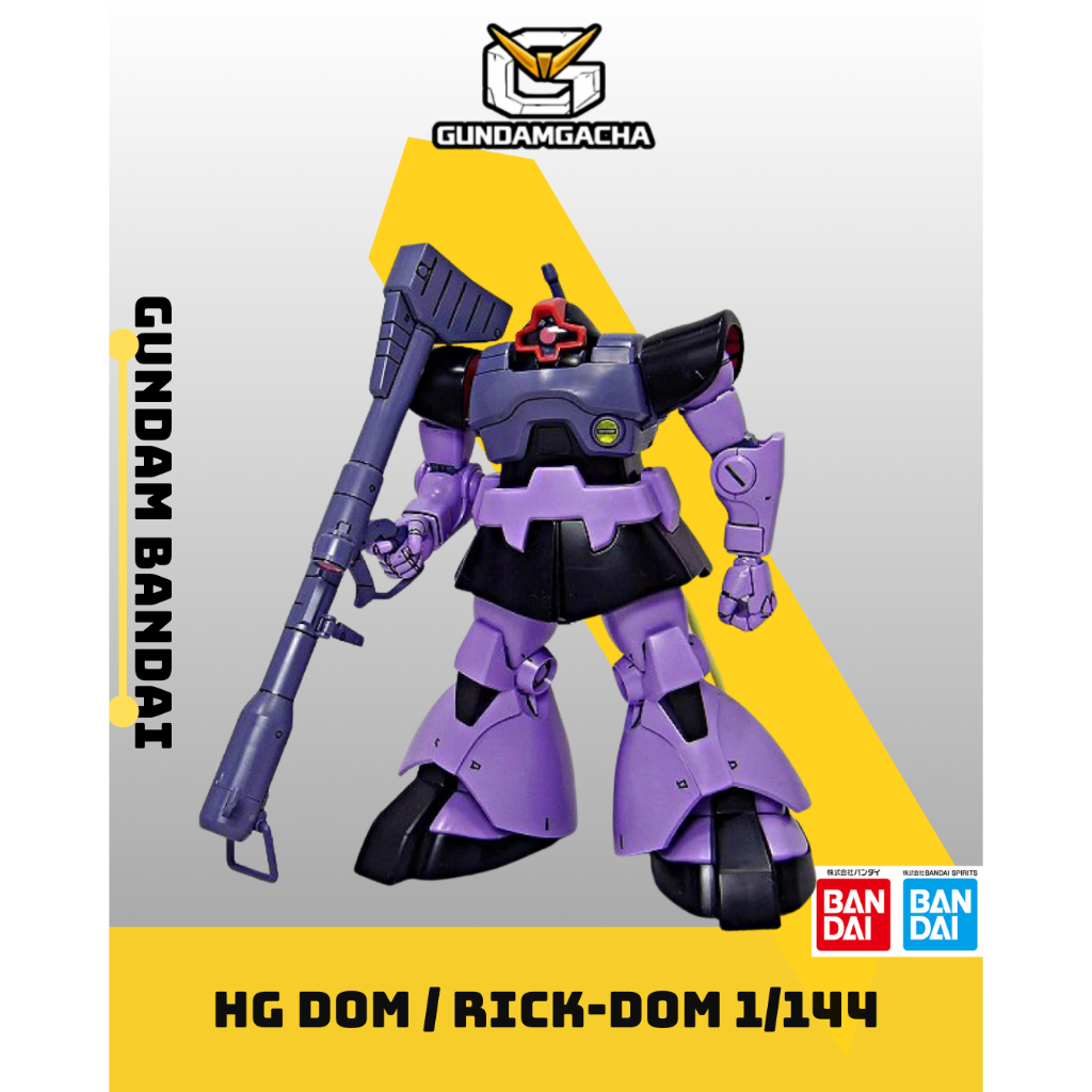 Mô Hình Lắp Ráp Bandai HG 1/144 MS-09 Dom / MS-09R Rick-Dom – 4573102558770