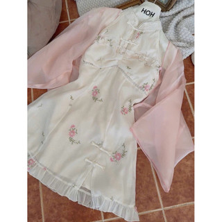 ĐẦM HOA CỔ YẾM CHÉO