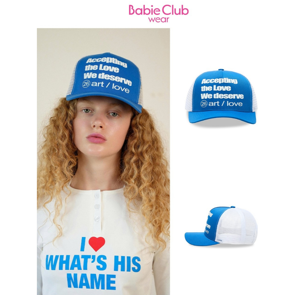 BABIE CLUB WEAR | Nón Lưỡi Trai Phối Lưới CAPtion x Babie Club Art/Love Trucker Hat Unisex