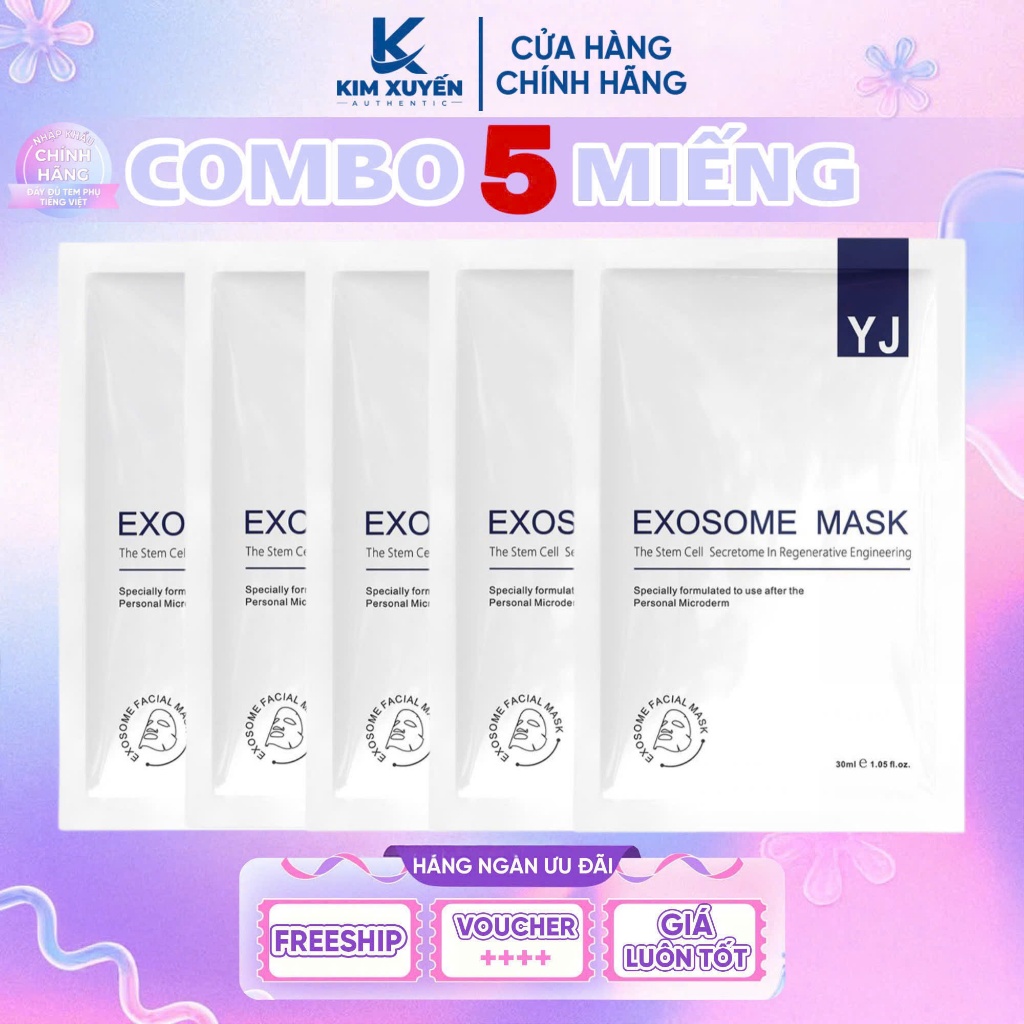 (EXOSOME) Mặt nạ tế bào gốc Exosome Mask YUEJIN ( 5M/10M )