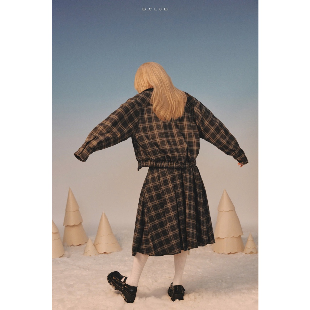 [ B.Club ] - Tartan Skirt - Chân váy họa tiết kẻ - Cv144