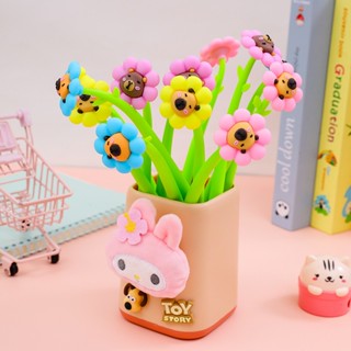 [ Sỉ 4.5K  ]Combo10 Bút dẻo capybara gel đen, bút bi cute,bút dẻo silicon, bút các loại giá rẻ siêu dễ thương