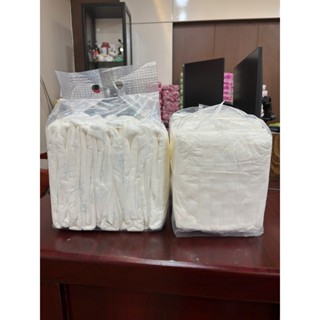 Combo 100 miếng bỉm già trần Việt Thái loại tã dán, bỉm già trần giá rẻ Size M/L vòng hông <110cm freesize