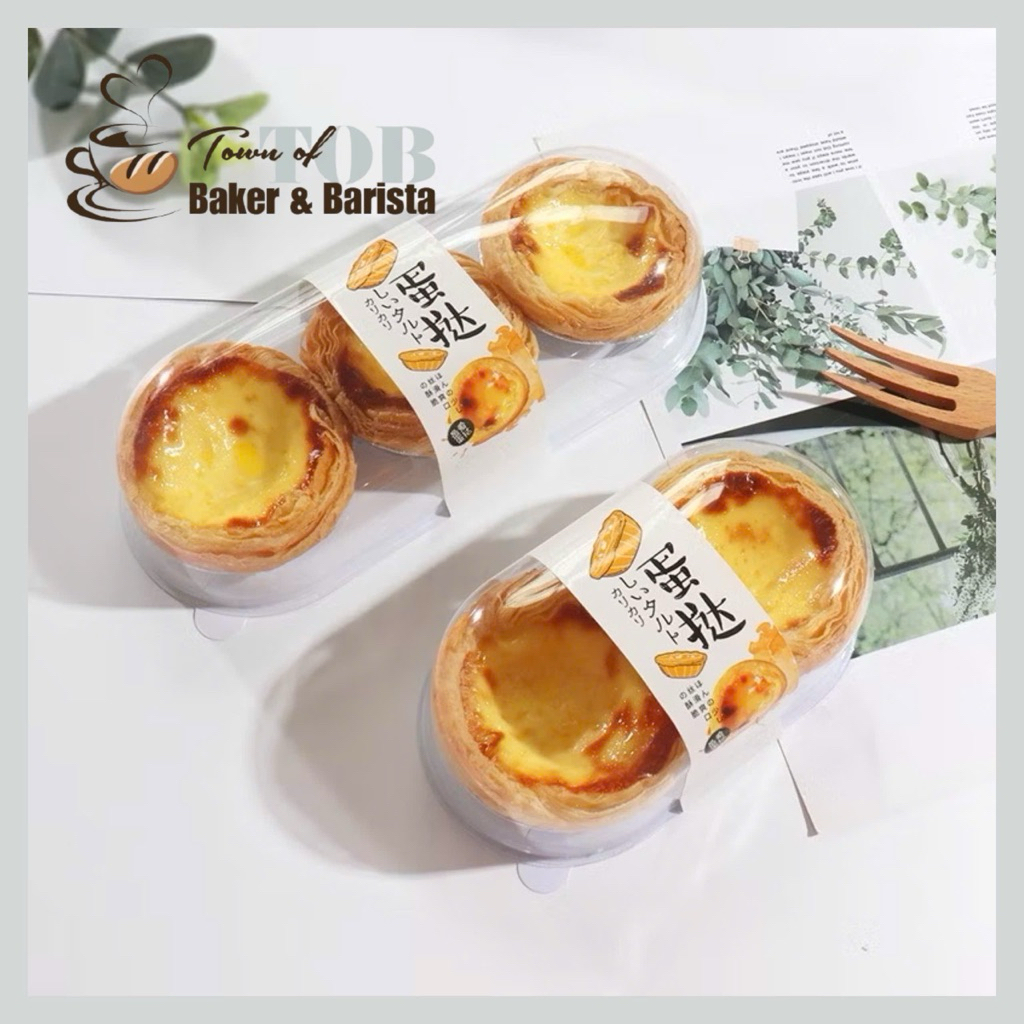 50-100 HỘP NHỰA ĐỰNG BÁNH MOCHI, BÁNH TART, BÁNH LAVA NHIỀU NGĂN - The Cake Box