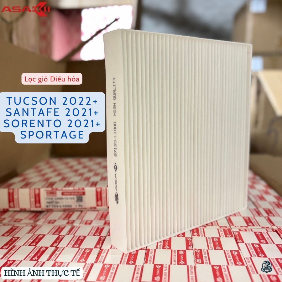 Lọc gió điều hòa Tucson 2022+, SantaFe 2021+, Sorento 2021+, Sportage (Mã 97133-L1000) - ASAKII Form