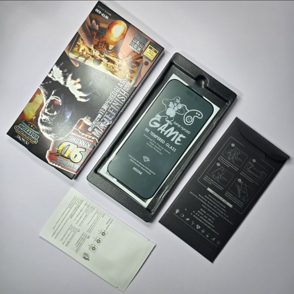 Dán Cường Lực Nhám 9D cho iPhone Chống Vân Tay Lướt Mượt Chơi Game Rất Tay