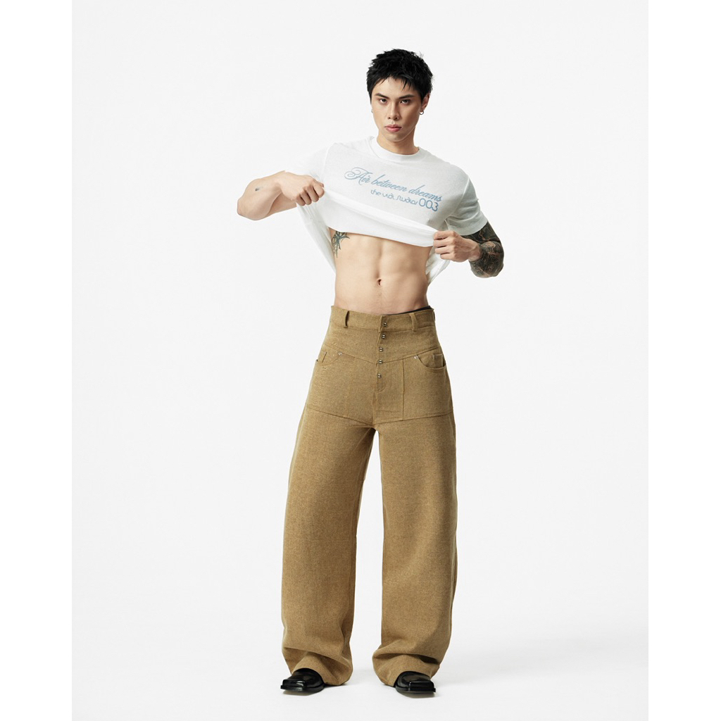 TRACK PANT - BROWN